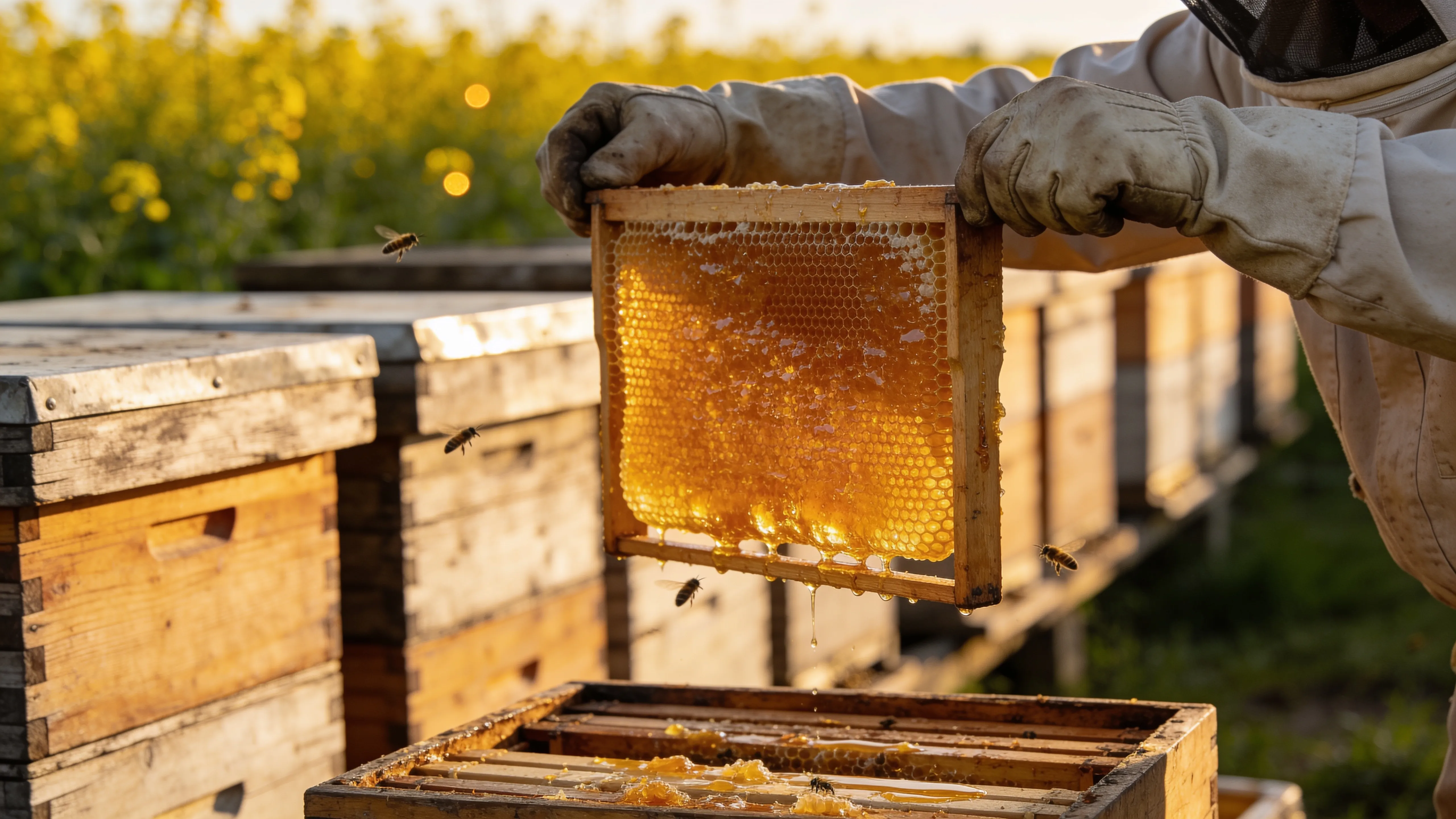 Honey exported from India to the UK by Britbasket — Natural honey from Indian apiaries
